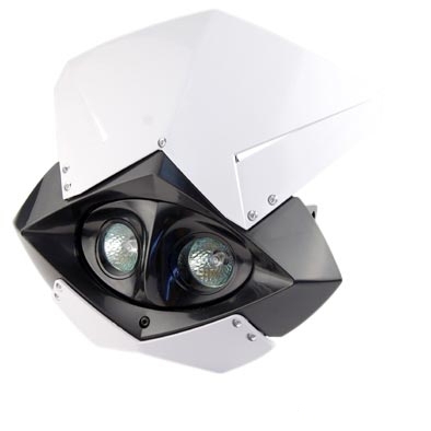 Tête De Fourche Tun'R Evo Blanc Double Optique