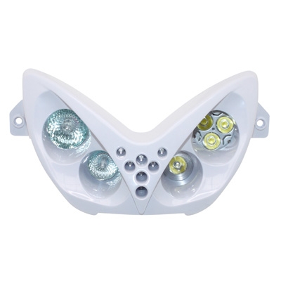 Double optique Replay Blanc pour Nitro/Aerox
