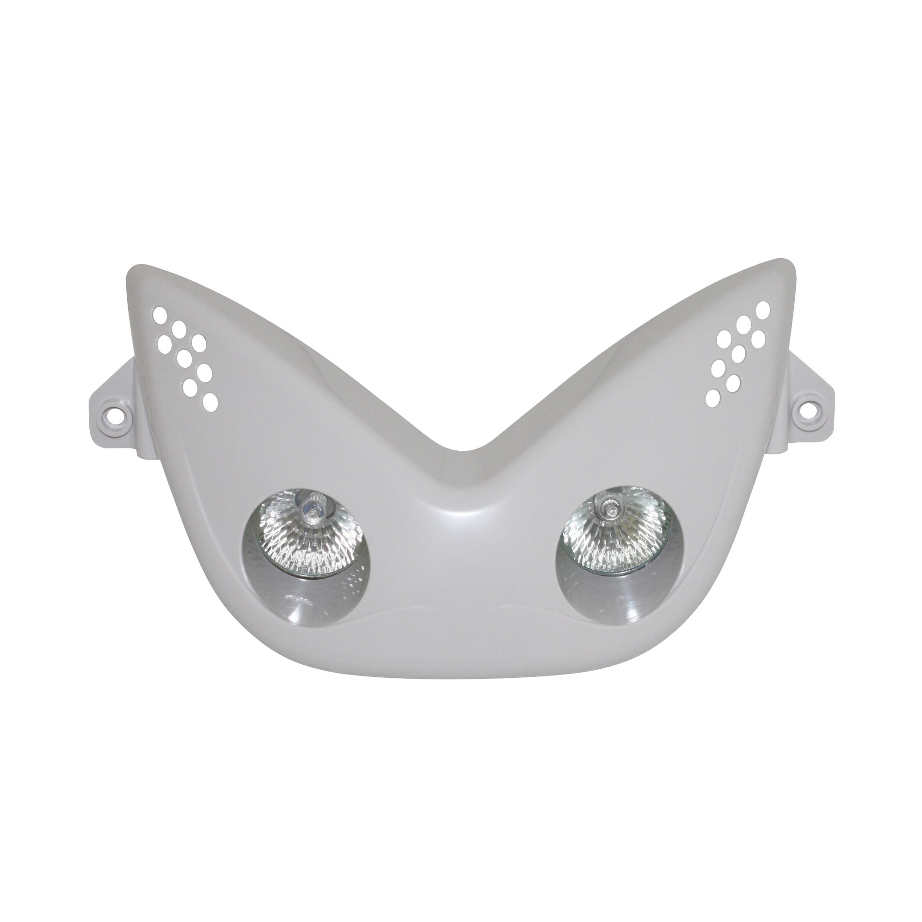 Double optique Replay RR blanc 2 x mr16 pour Nitro/Aerox