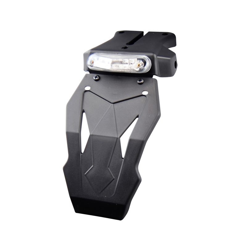 Feu arrière 12 LEDS transparent avec support de plaque