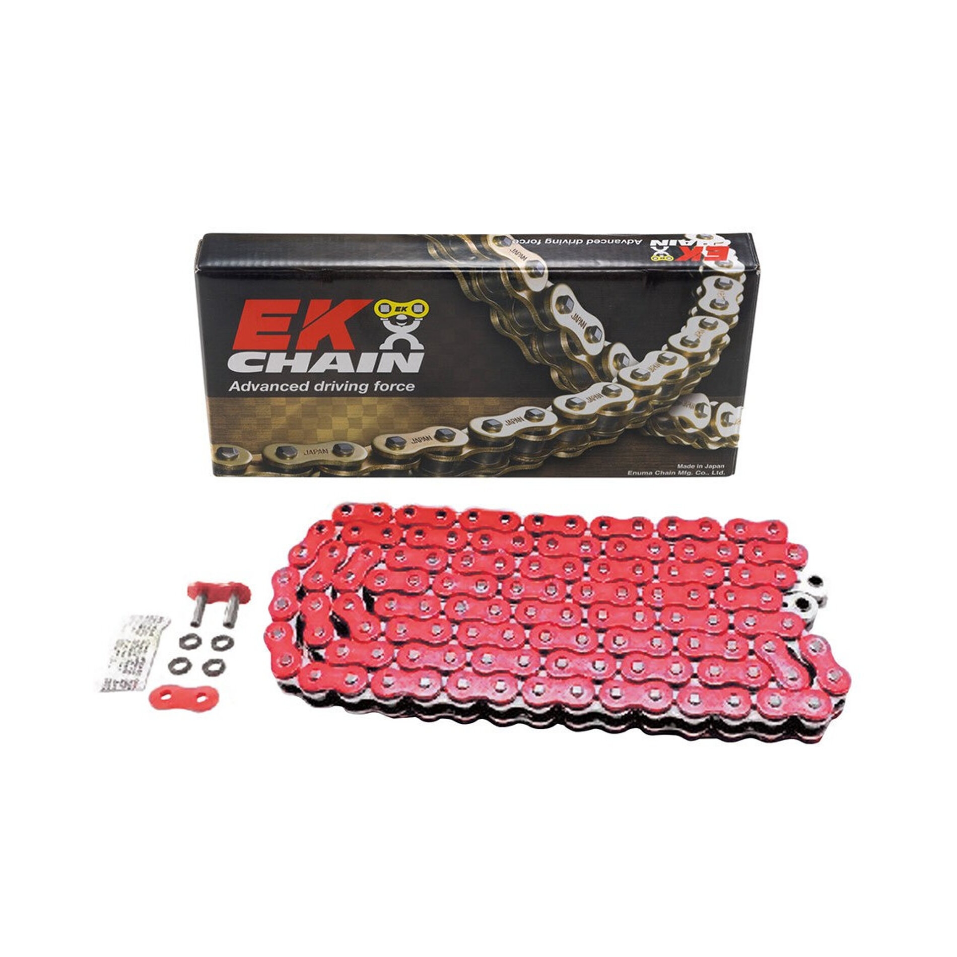 Chaîne EK 525 QX-Ring 120 maillons rouge