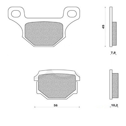 Plaquettes de frein Doppler Avant/Arrière pour Rieju MRT/GPR 125/RS4/R