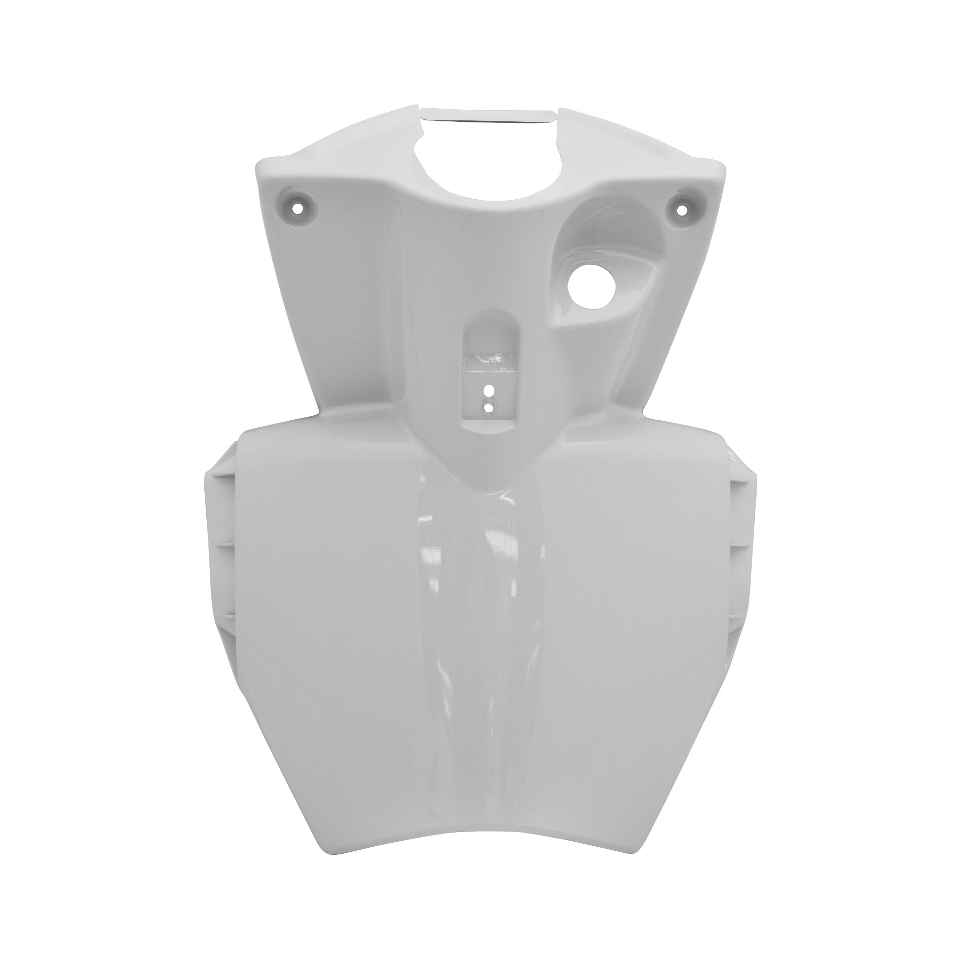 Protège jambes adaptable pour MBK Stunt / Yamaha Slider - Blanc