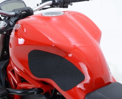 Kit grip de réservoir R&G Racing noir Ducati Monster 1200 17-18