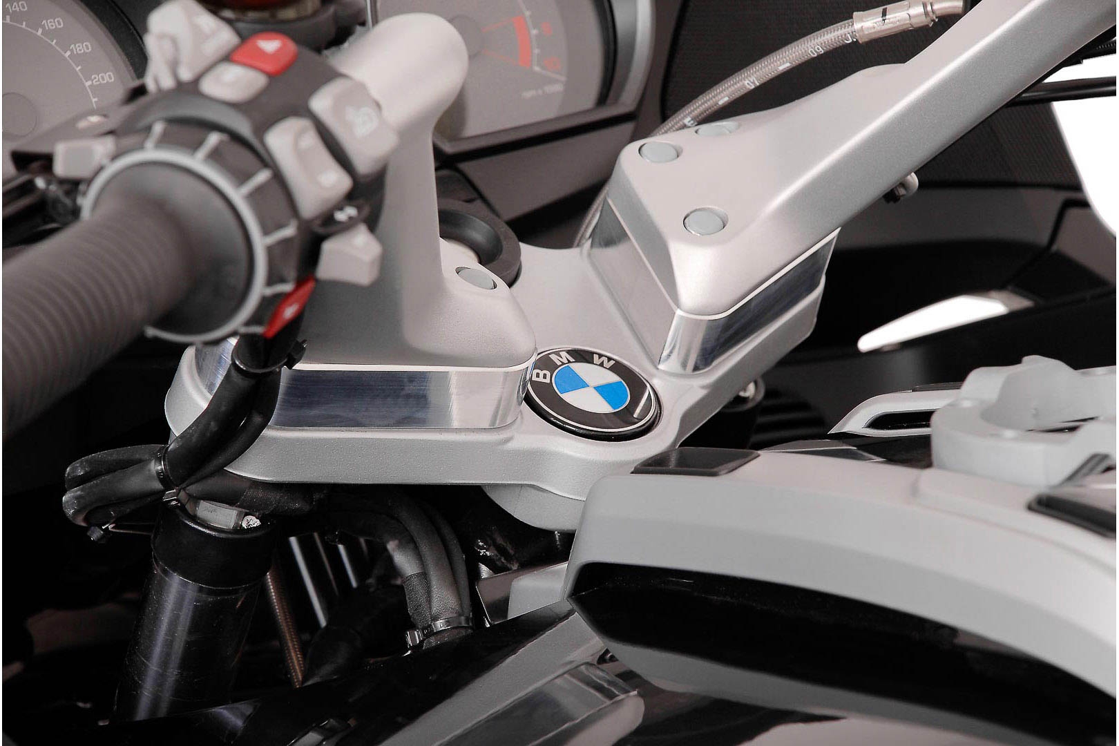 Réhausse de guidon SW-MOTECH H:25 mm gris BMW R 1200 RT 05-