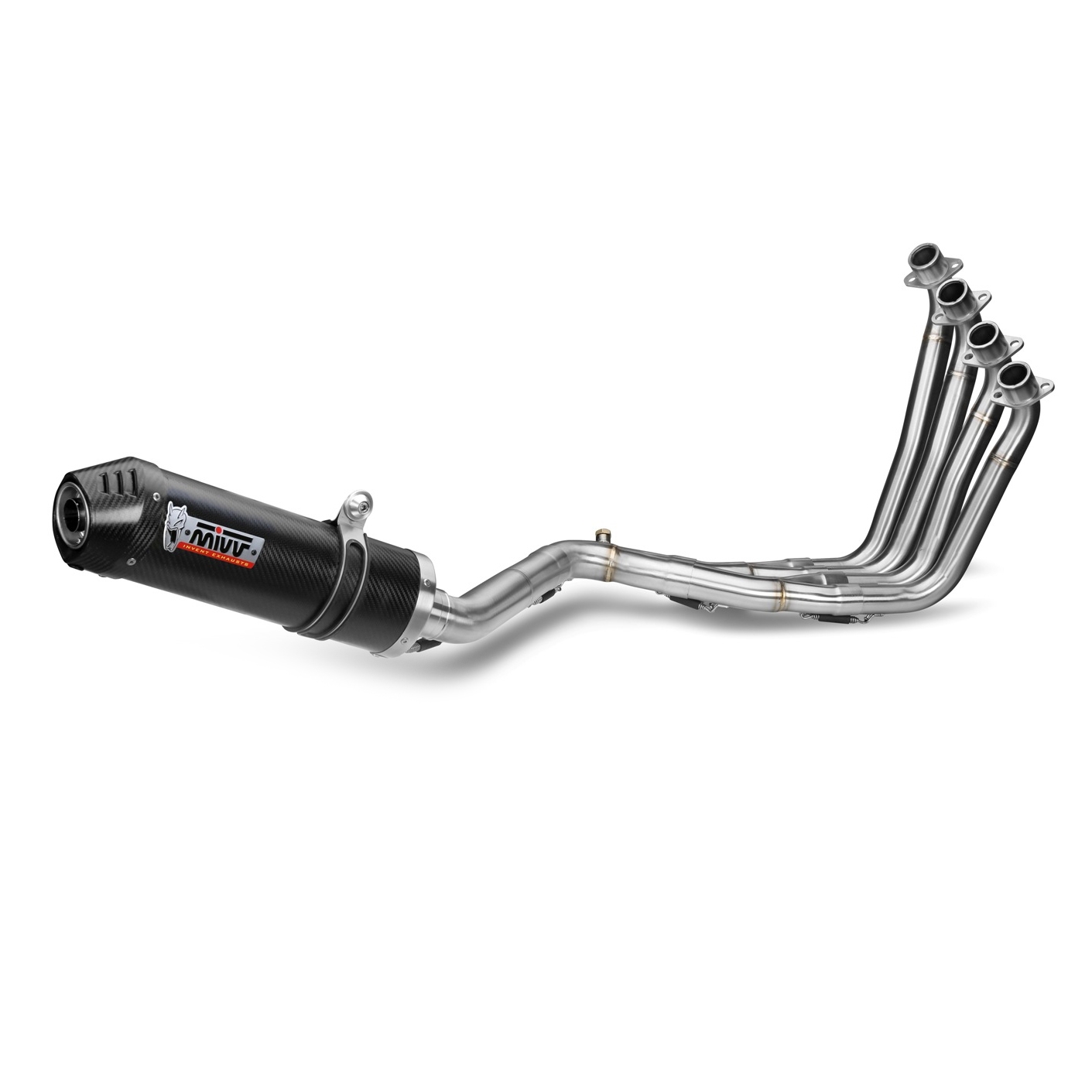 Ligne complète 4x2x1 MIVV Oval carbone / casquette carbone Honda CBR65