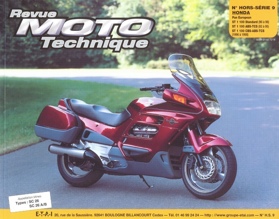Revue Moto Technique HS 9.3 Honda ST 1100 Pan European