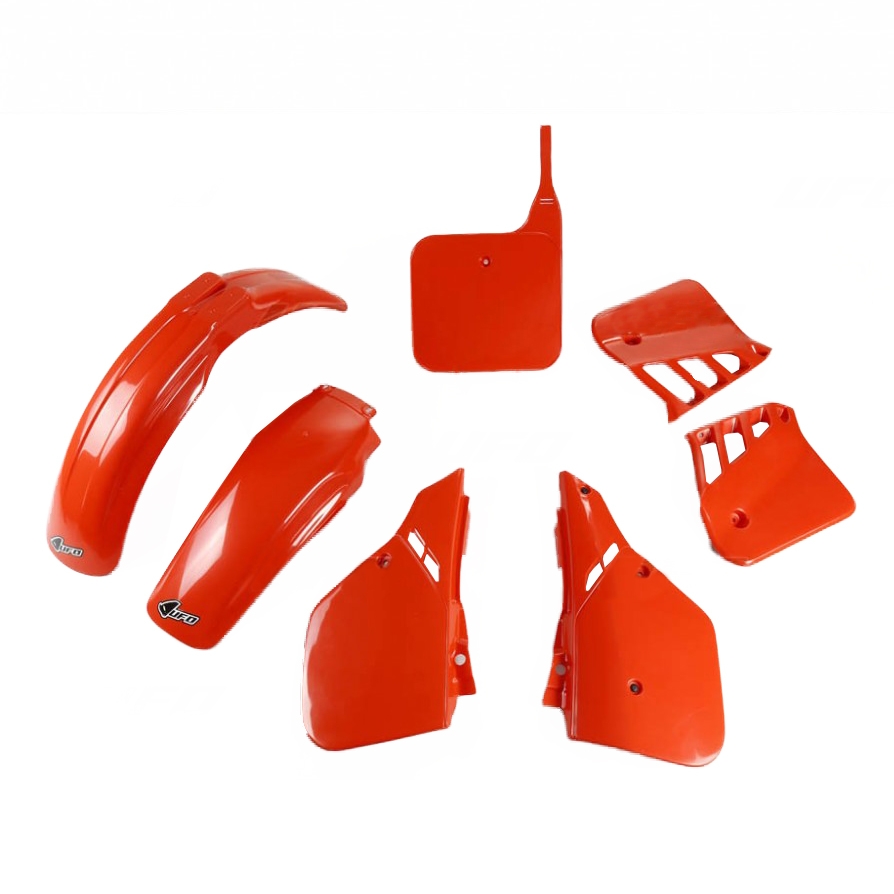 Kit plastique UFO Honda CR 250R 1987 rouge (couleur origine)