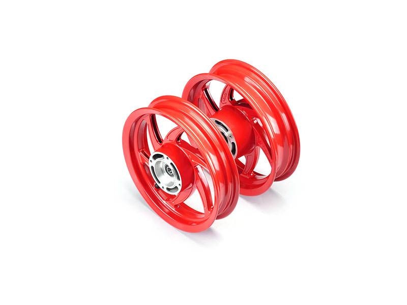 Jantes à bâton YCF Supermoto Mobster Vortex rouge
