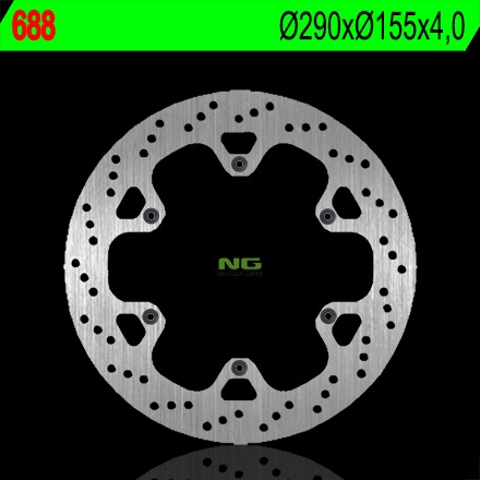 Disque de frein NG Brake Disc D.290 Aprilia RS 50 de 1996 à 1998 - 688