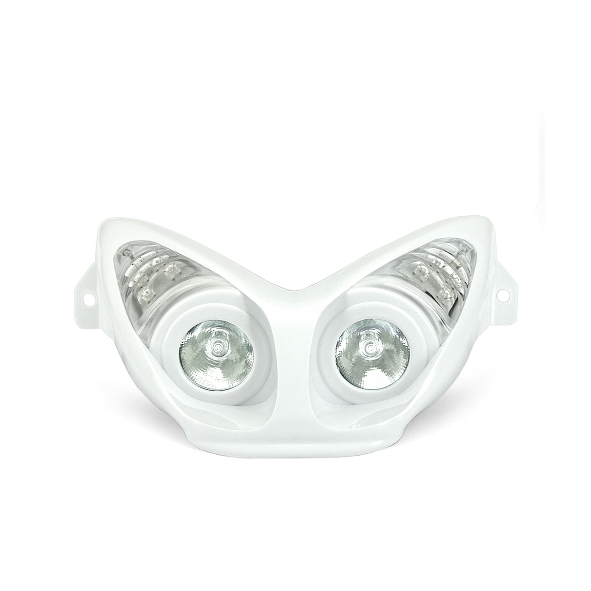 Masque double optique blanc halogène Nitro
