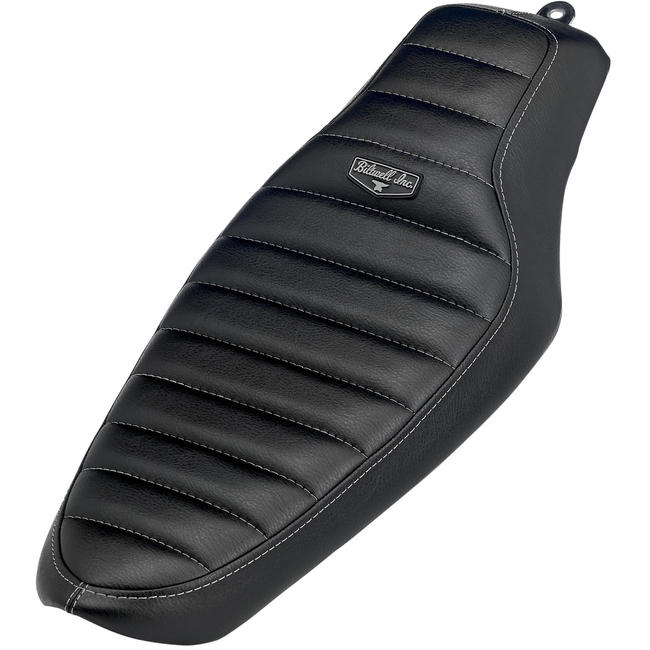 Selle Biltwell Banana Harley Davidson Sportster 96-03 noire coutures d