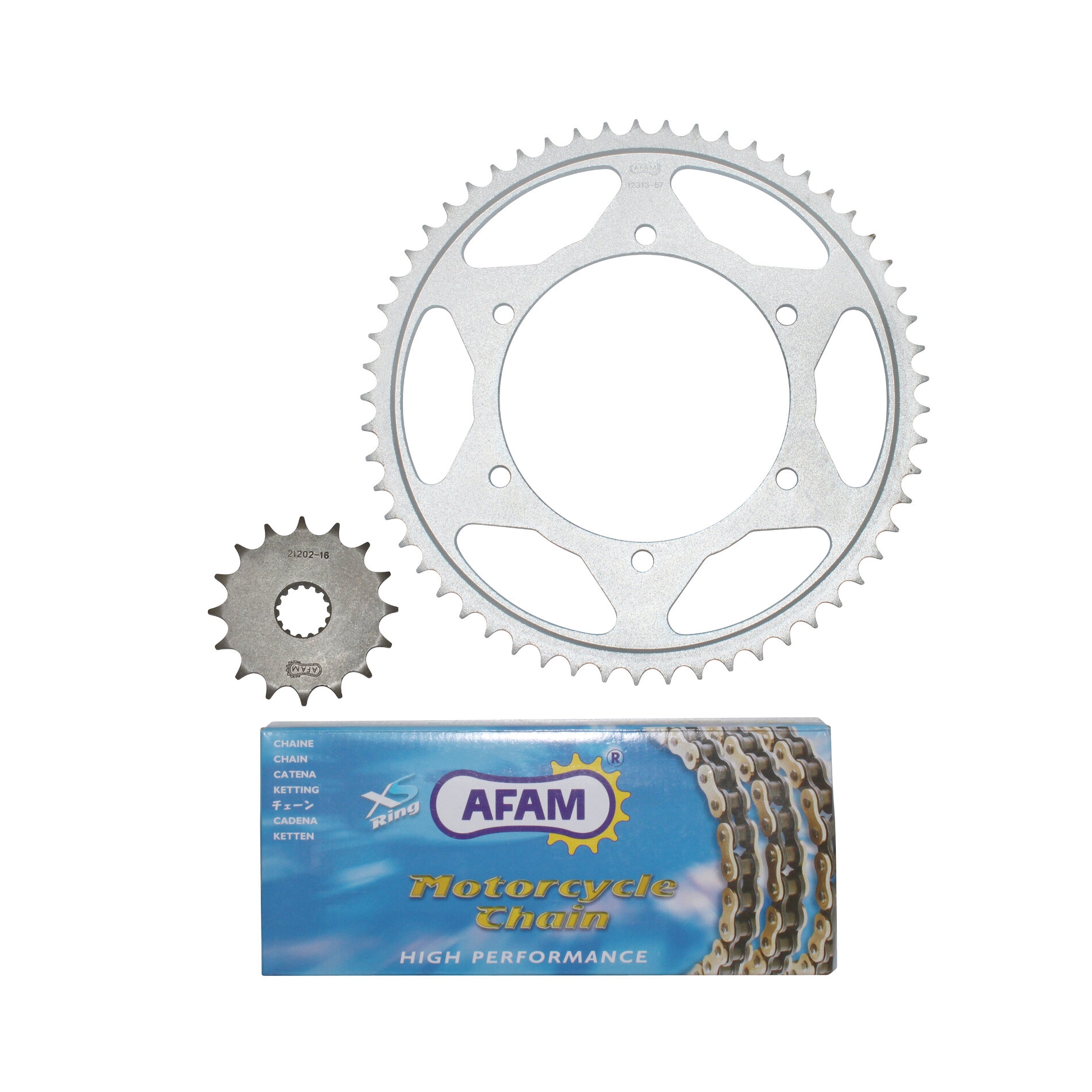 Kit chaîne Afam 16x57 Yamaha 125 TDR 92-03
