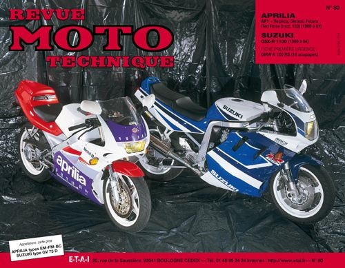 Revue Moto Technique 80.2 Aprilia 125 AF1 89-91 / Suzuki GSX-R 1100 19