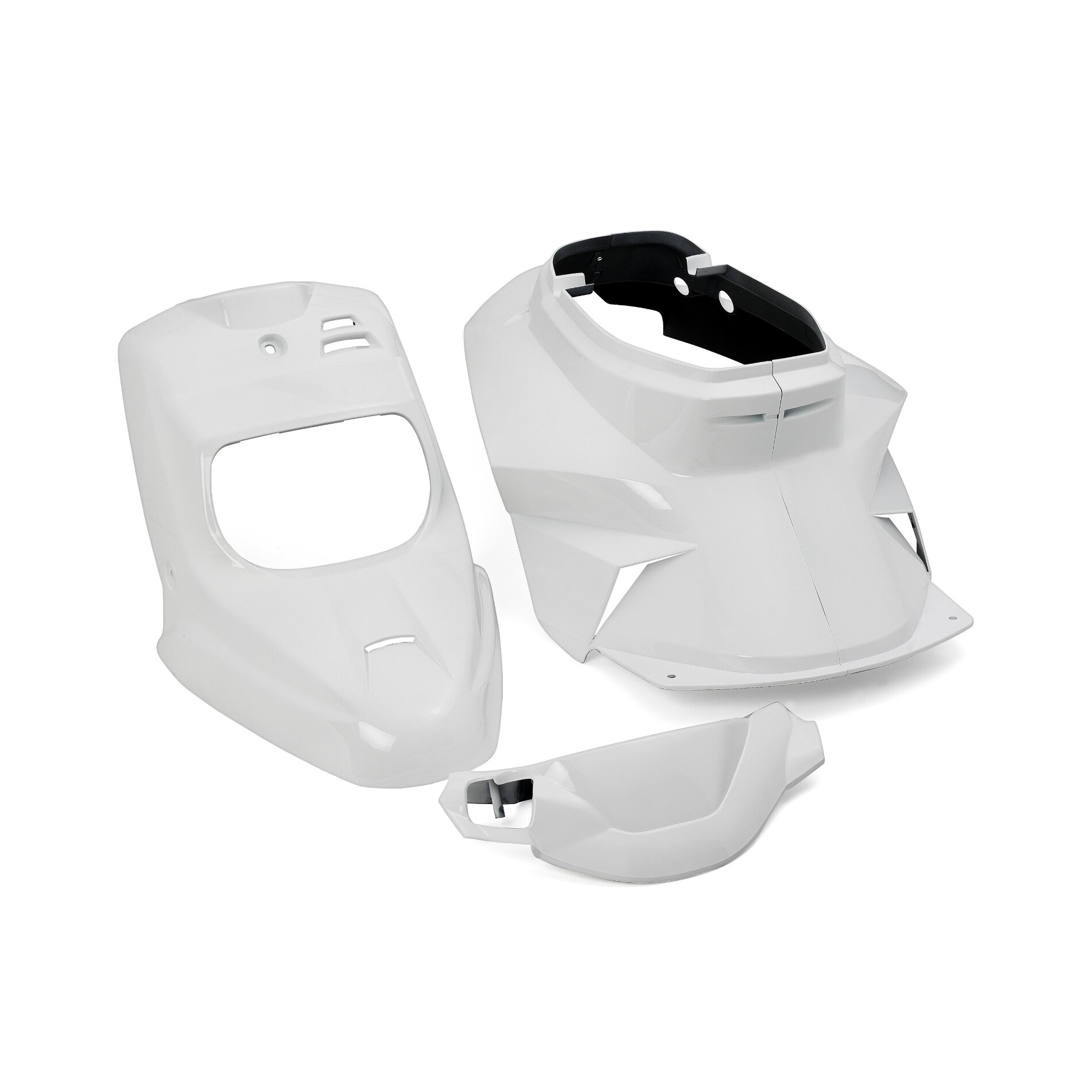 Kit carrosserie Replay design 4 pièces blanc pour Booster spirit/BW's