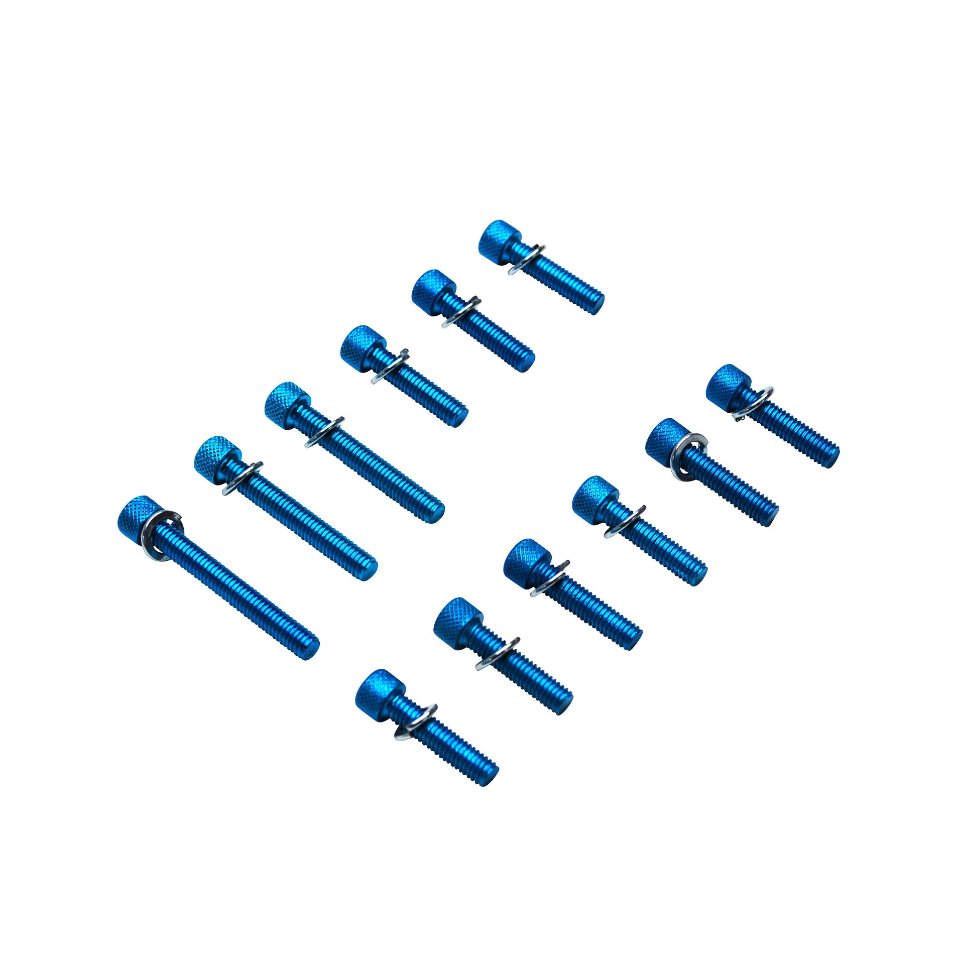 Kit vis BTR carter adaptable pour Booster - Alu Bleu
