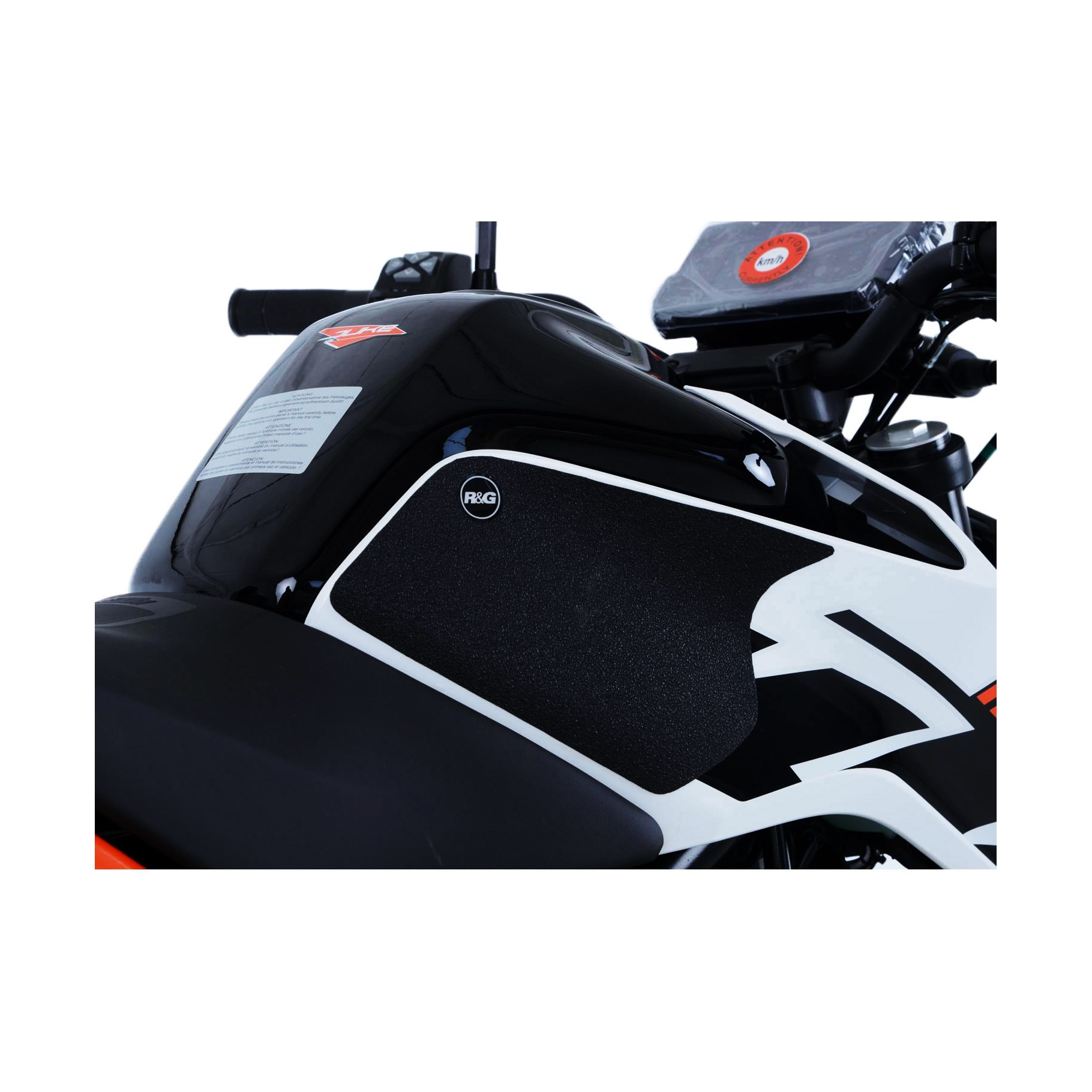 Kit grip de réservoir R&G Racing translucide KTM 125 Duke 17-18