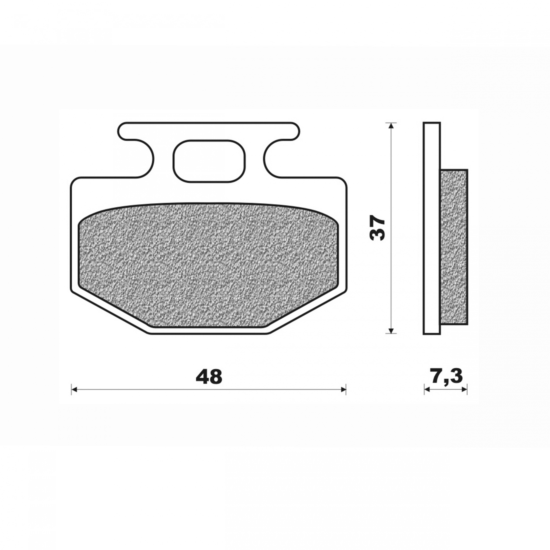 Plaquettes de frein Newfren Honda 125 Lead 88-