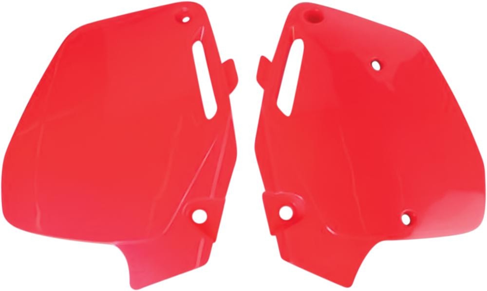 Plaques numéro latérales UFO Honda CR 500R 91-01 rouge (rouge CR 92-99