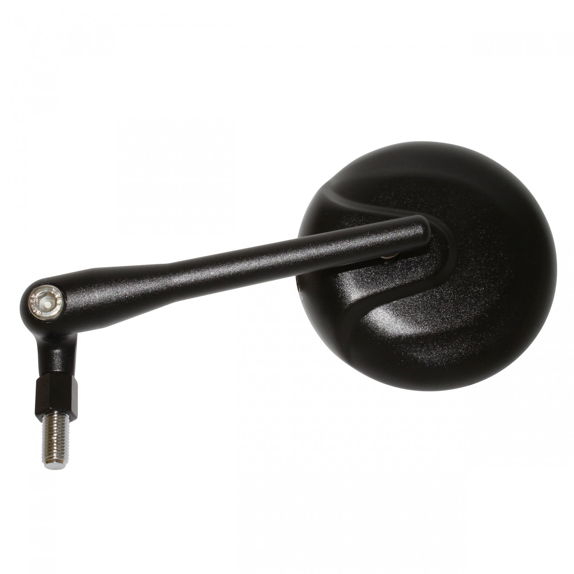Rétroviseur réversible Magazi MSC03 Ø10 alu noir mat