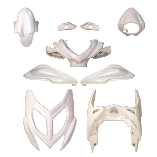 Kit carénage NITRO/AEROX à partir de 2013 blanc