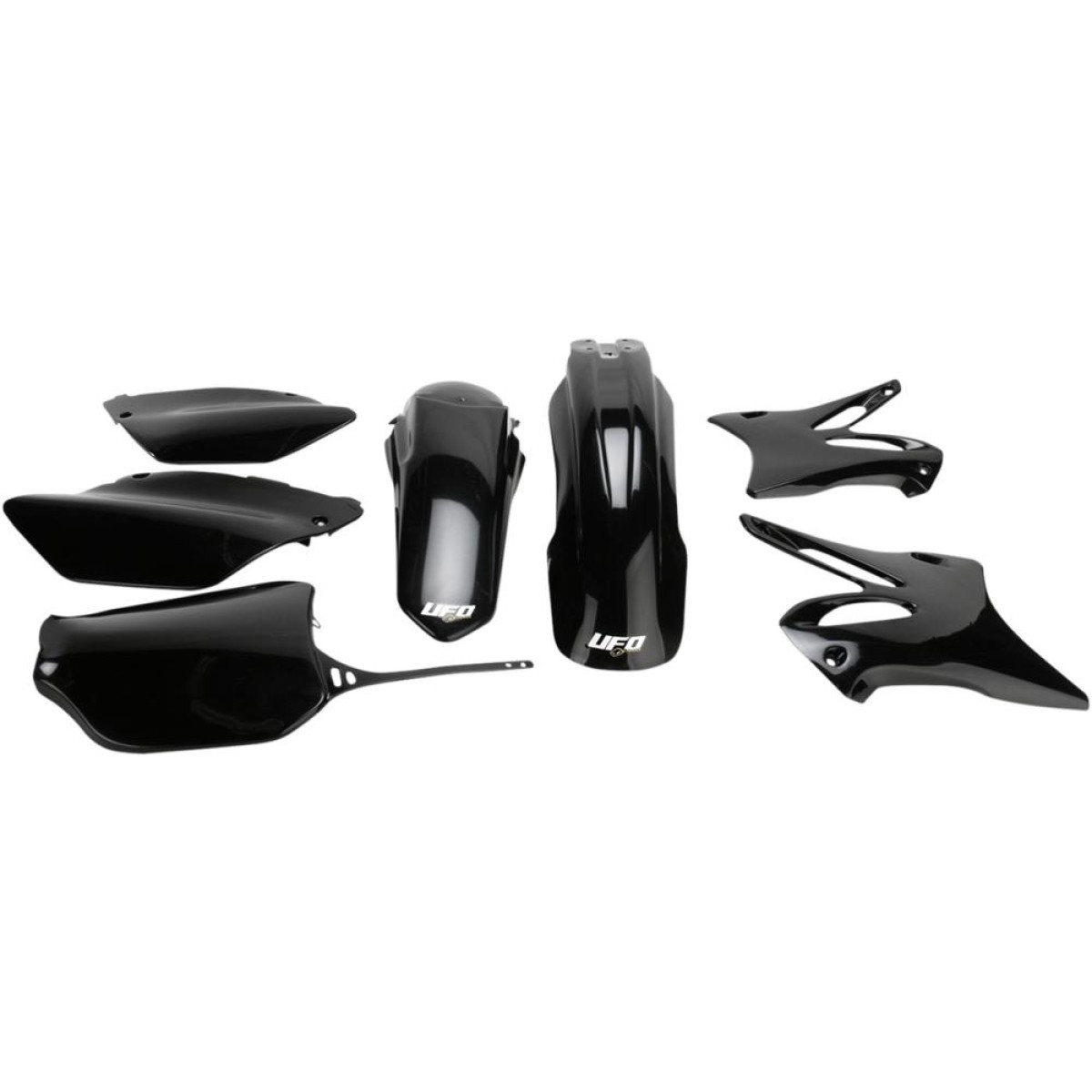 Kit plastique UFO Yamaha 125 YZ 02-05 noir