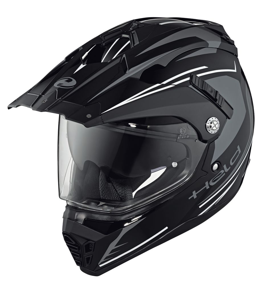 Casque intégral Held ALCATAR noir/blanc - XS
