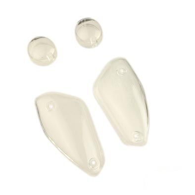 Cabochons de clignotant MBK Nitro / Yamaha Aerox -13 transparent