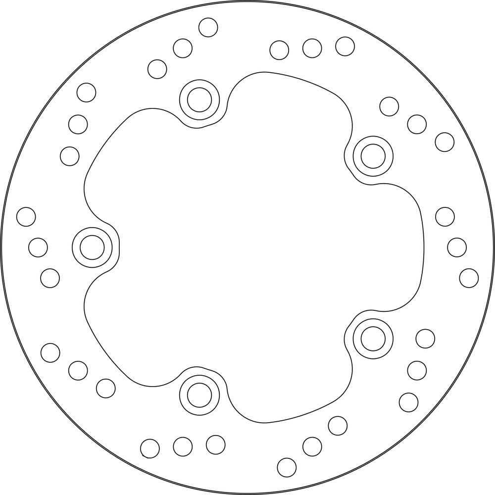 Disque de frein arrière SBS 5227
