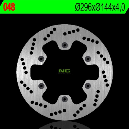 Disque de frein NG Brake Disc D.296 avant gauche - 048