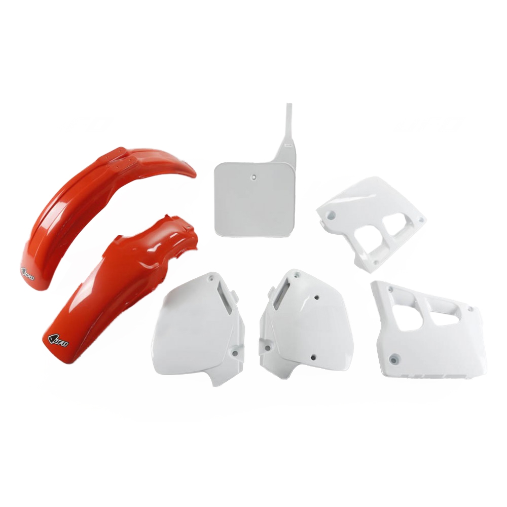 Kit plastique UFO Honda CR 125R 91-92 rouge/blanc (couleur origine)