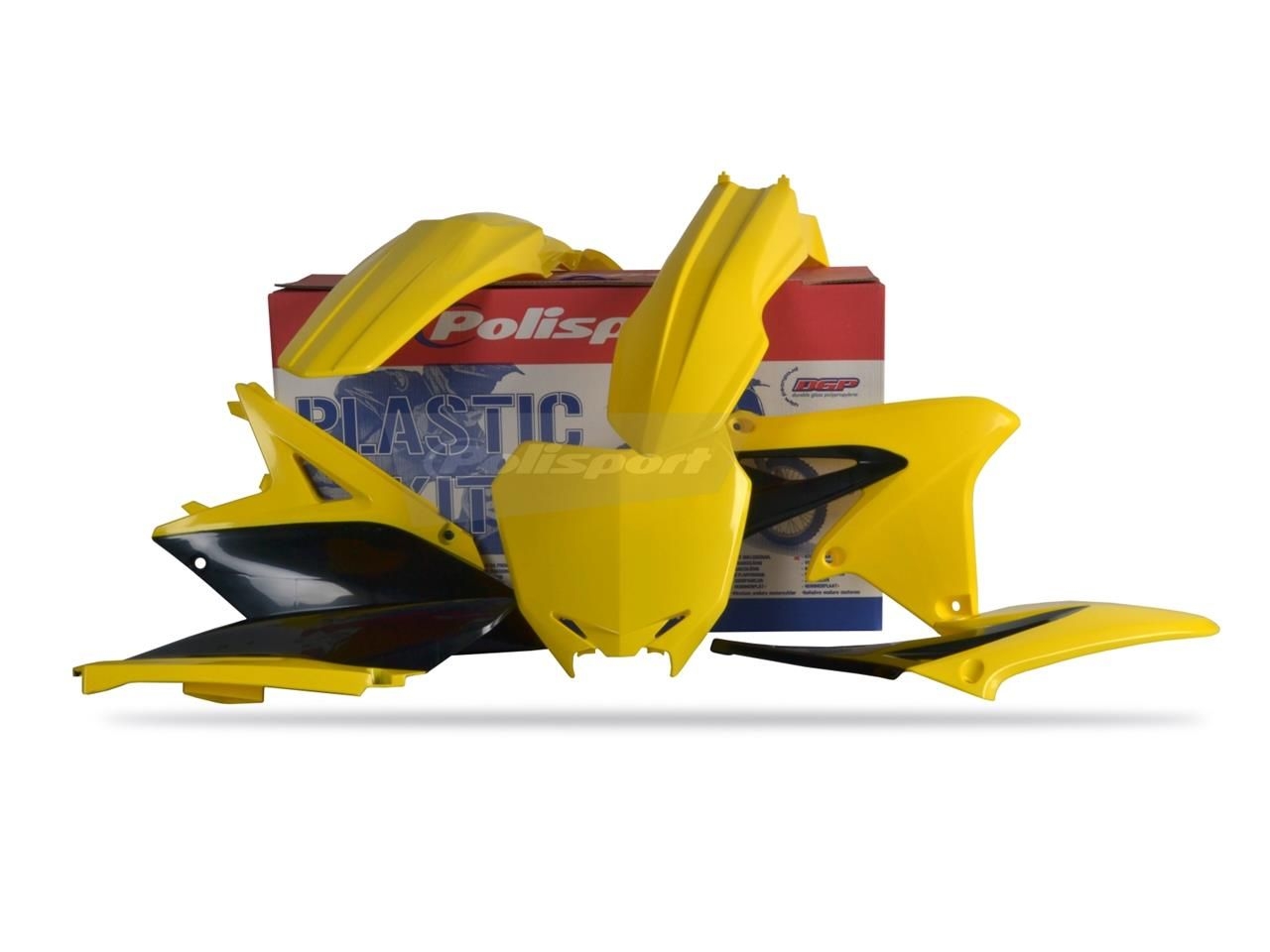 Kit plastique Polisport Suzuki 250 RM-Z 10-17 (jaune/noir origine 10-1