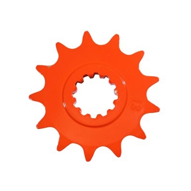 Pignon 13 dents pas 420 Minarelli AM6 orange