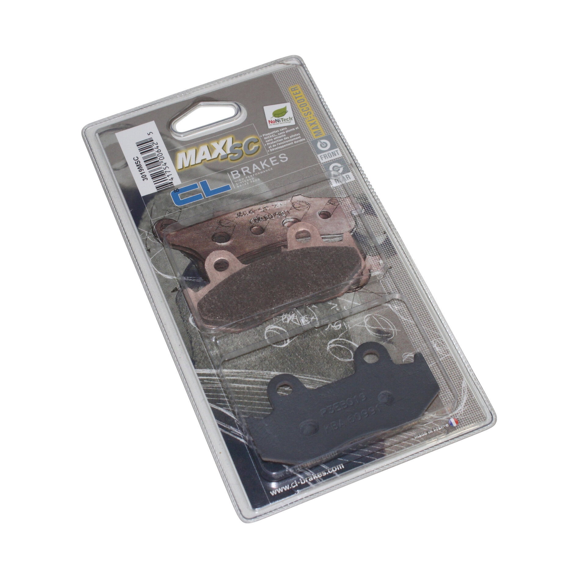Plaquettes de frein Carbone Lorraine 3019MSC