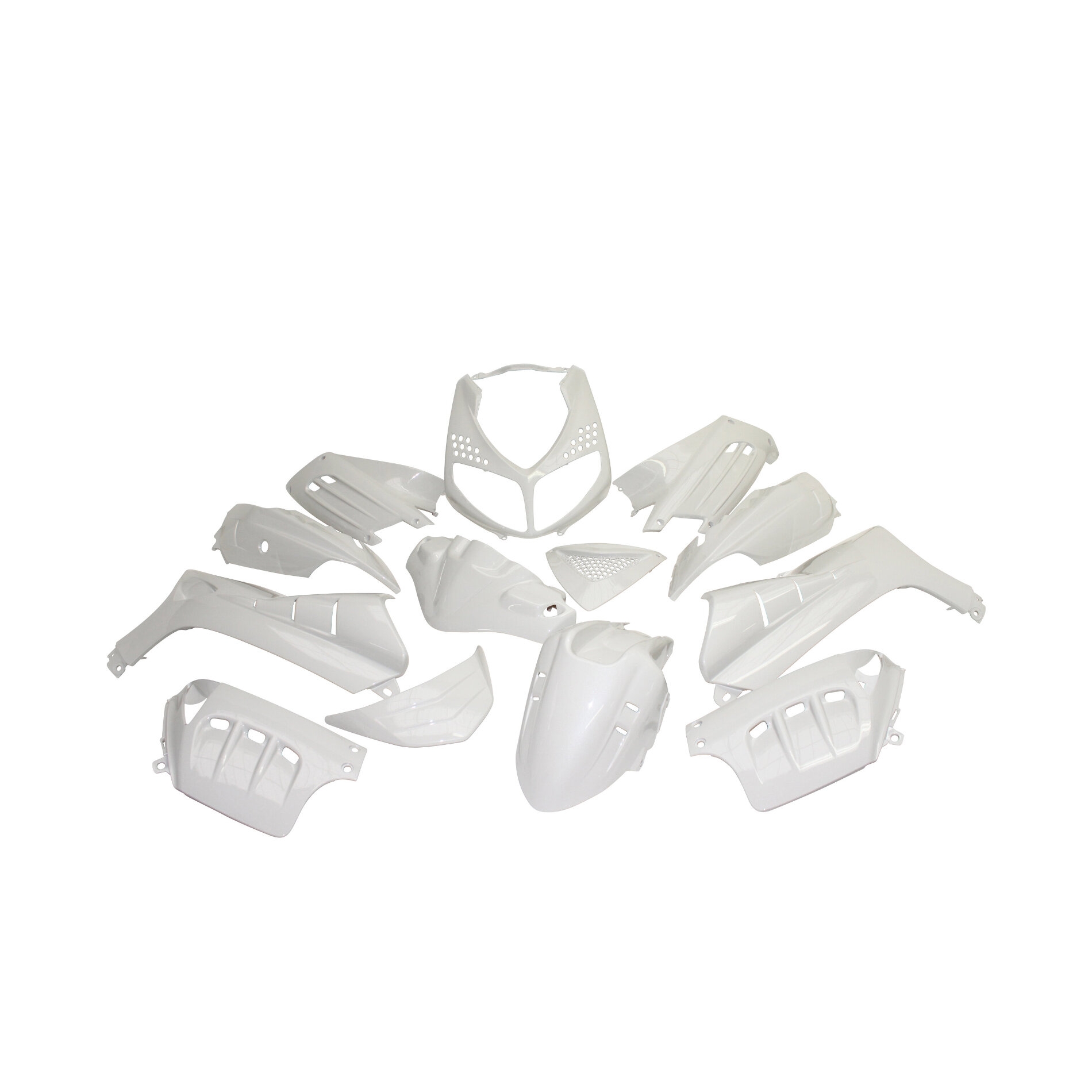 Kit carrosserie 13 pièces blanc brillant adaptable Speedfight II