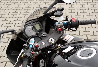 Kit guidon bracelets LSL Tour Match rehaussés 65 mm Suzuki GSX-R 1000