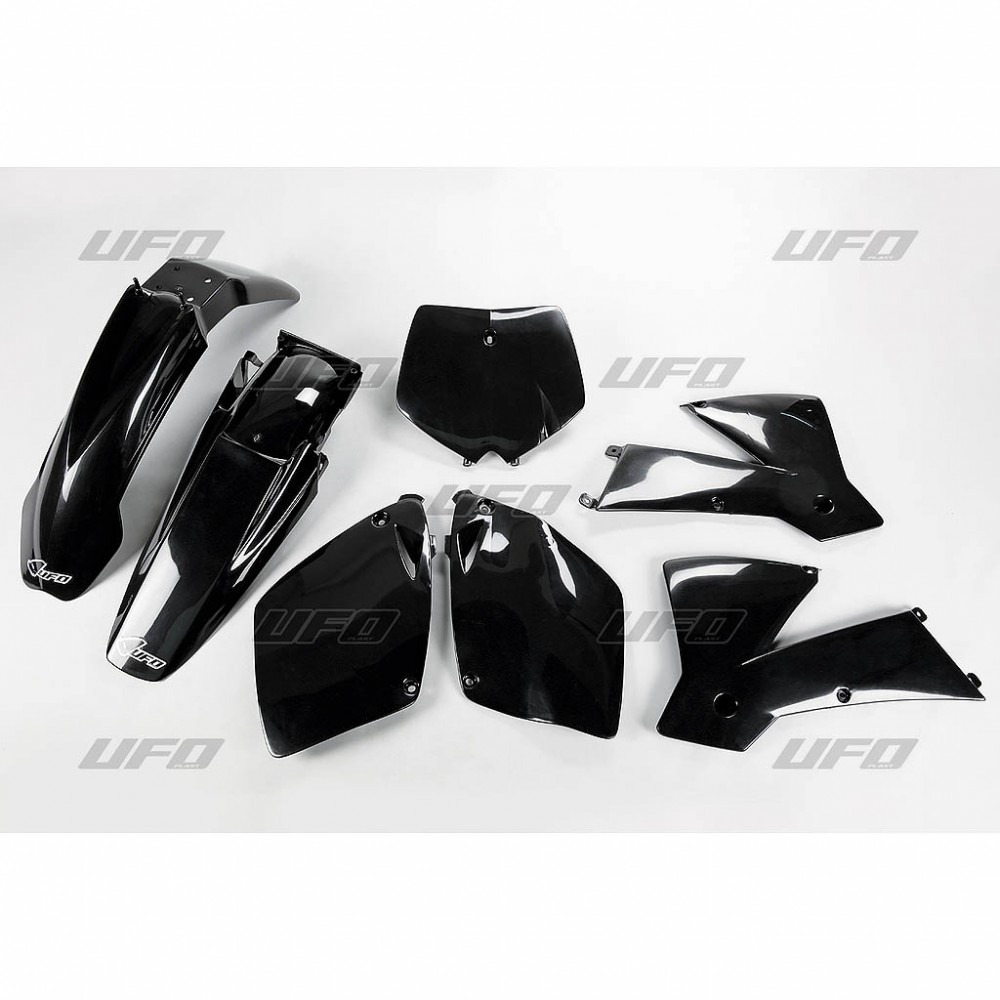 Kit plastique UFO KTM 125 SX 01-02 noir