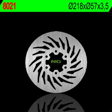 Disque de frein arrière NG Brake Disc D.218 - 8021