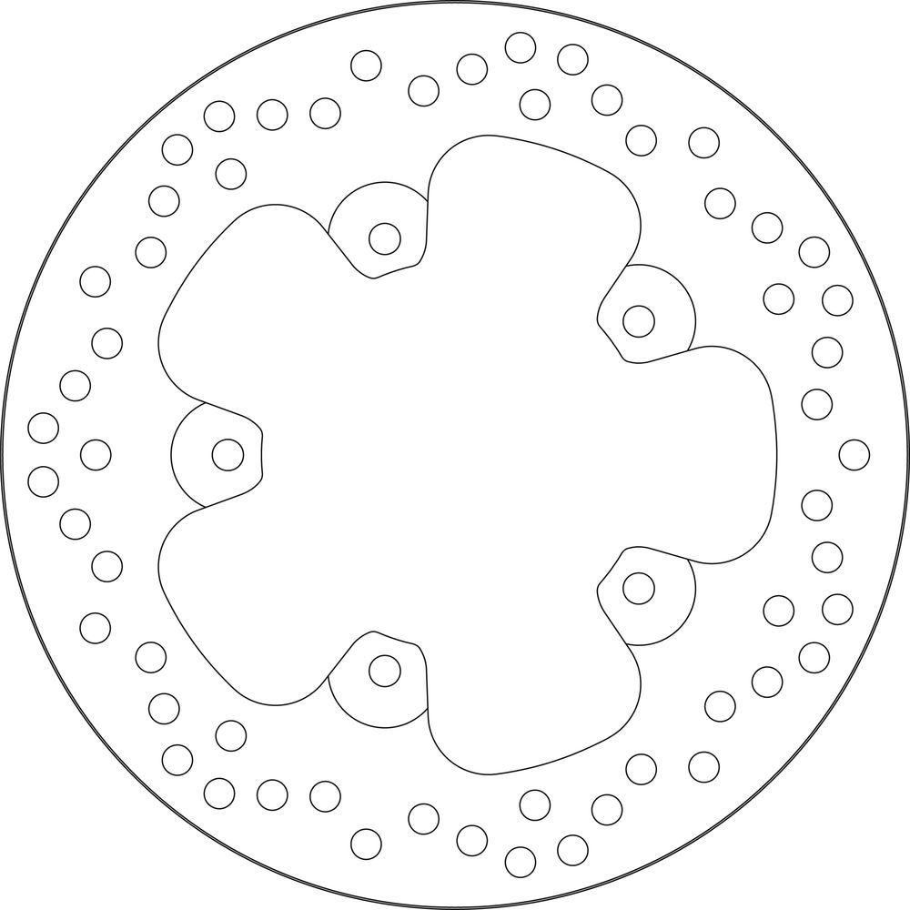 Disque de frein arrière SBS 5225