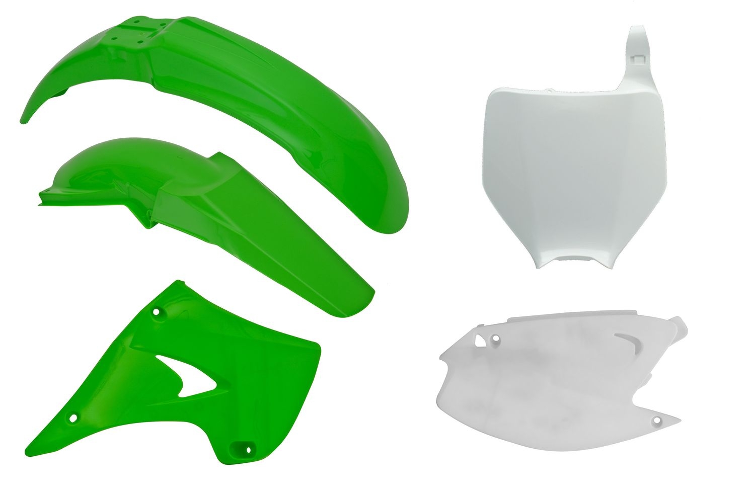 Kit plastique Racetech couleur dorigine pour Kawasaki KX 250 03-08