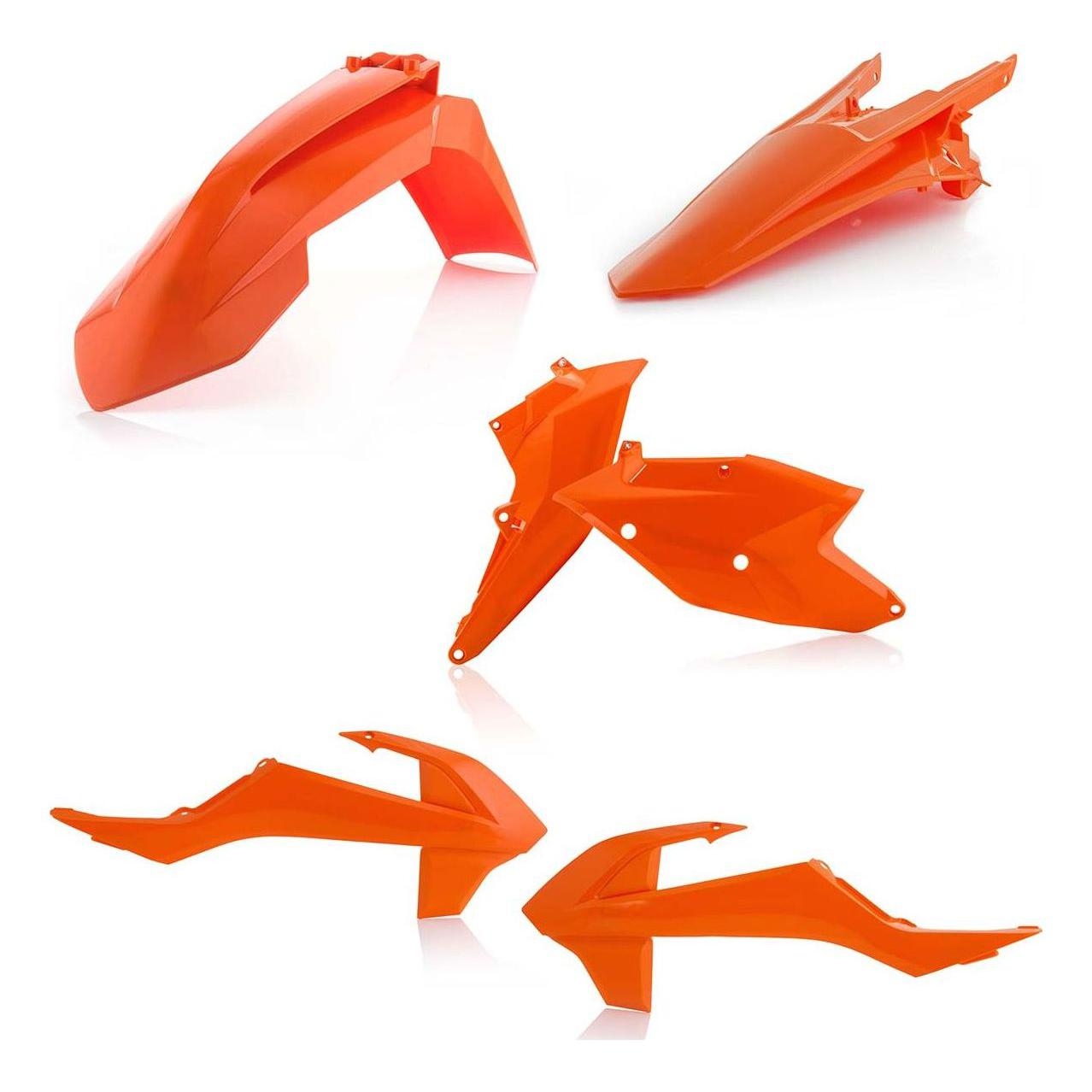 Kit plastiques Acerbis KTM 125 EXC 2019 (orange 16)