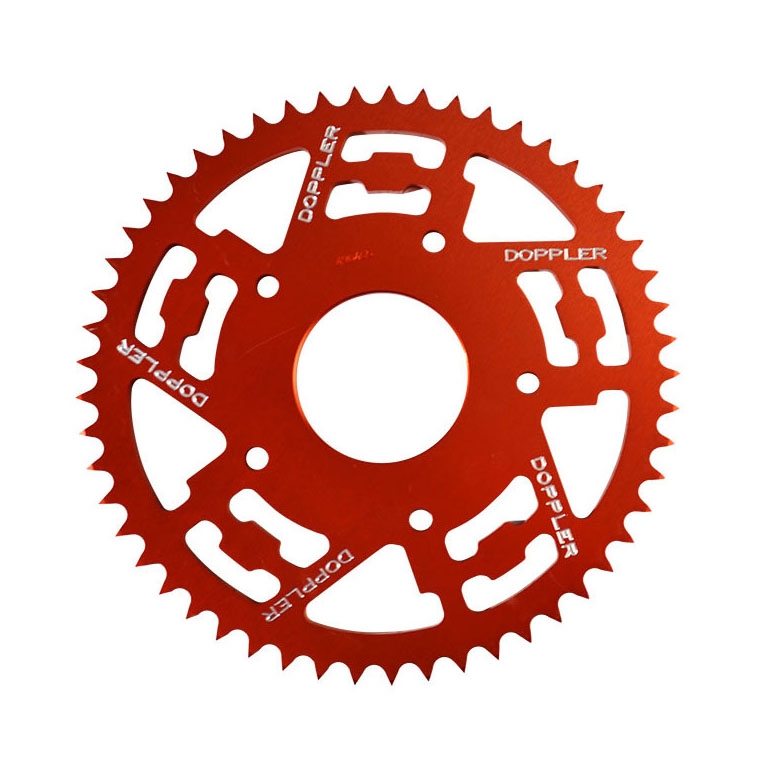 Couronne Doppler 53 dents Peugeot XP7 / XPS 05- rouge