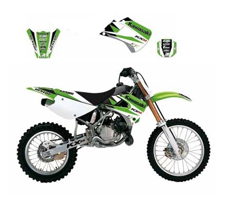 Kit déco Blackbird Dream Graphic 3 Kawasaki 60 KX 85-13 vert