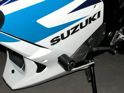 Tampons de protection R&G Racing Classic Style noir Suzuki GS 500 F 04