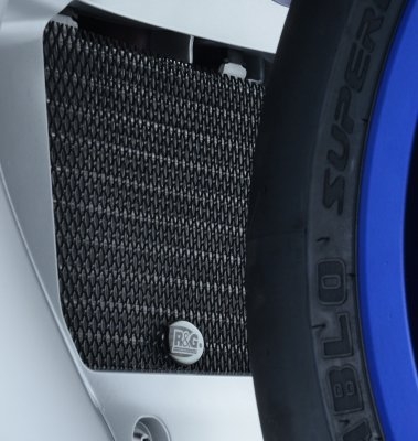 Protection de radiateur dhuile noire R&G Racing Yamaha YZF-R1 15-18