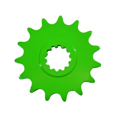 Pignon 15 dents pas 420 Minarelli AM6 vert
