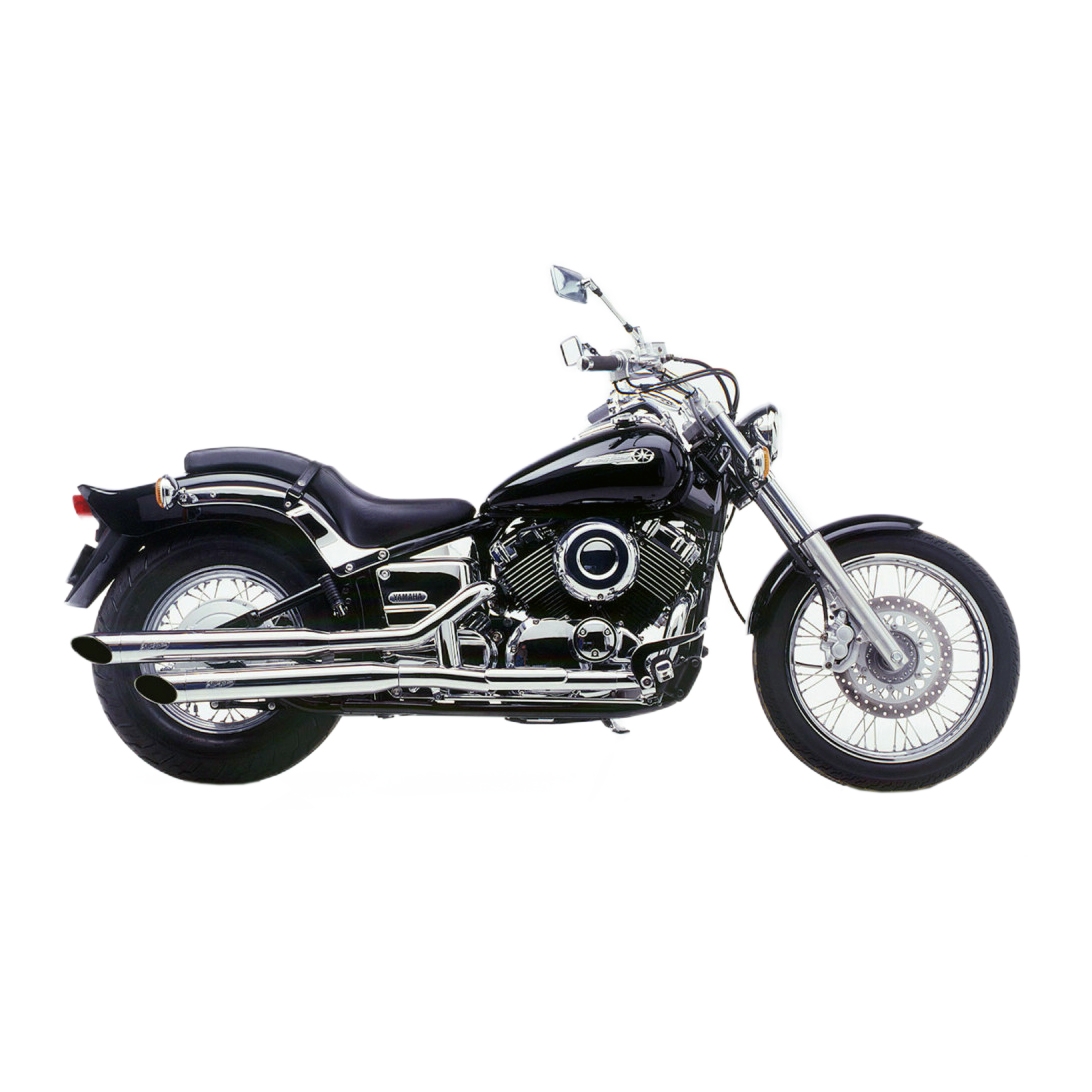 Silencieux SilverTail K02 Tail pour Yamaha XVS 650 Dragstar 97-02