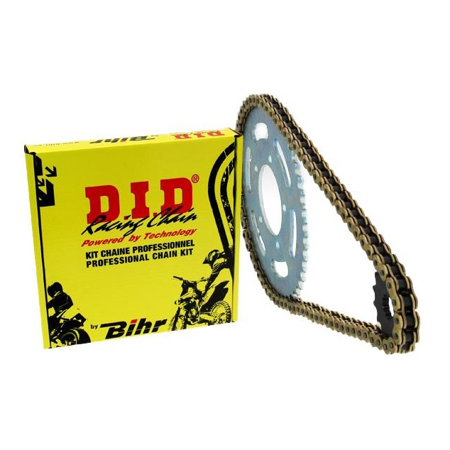 Kit chaîne DID 520 type VX2 13/50 couronne standard Suzuki 450 RMX-Z 1