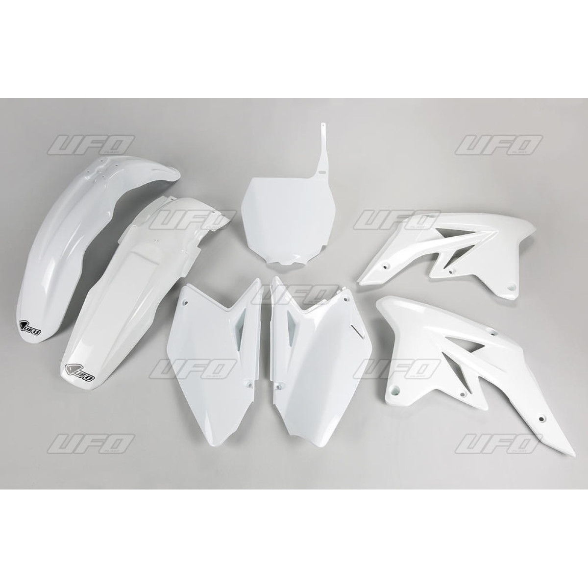 Kit plastique UFO Suzuki 250 RM-Z 2009 blanc