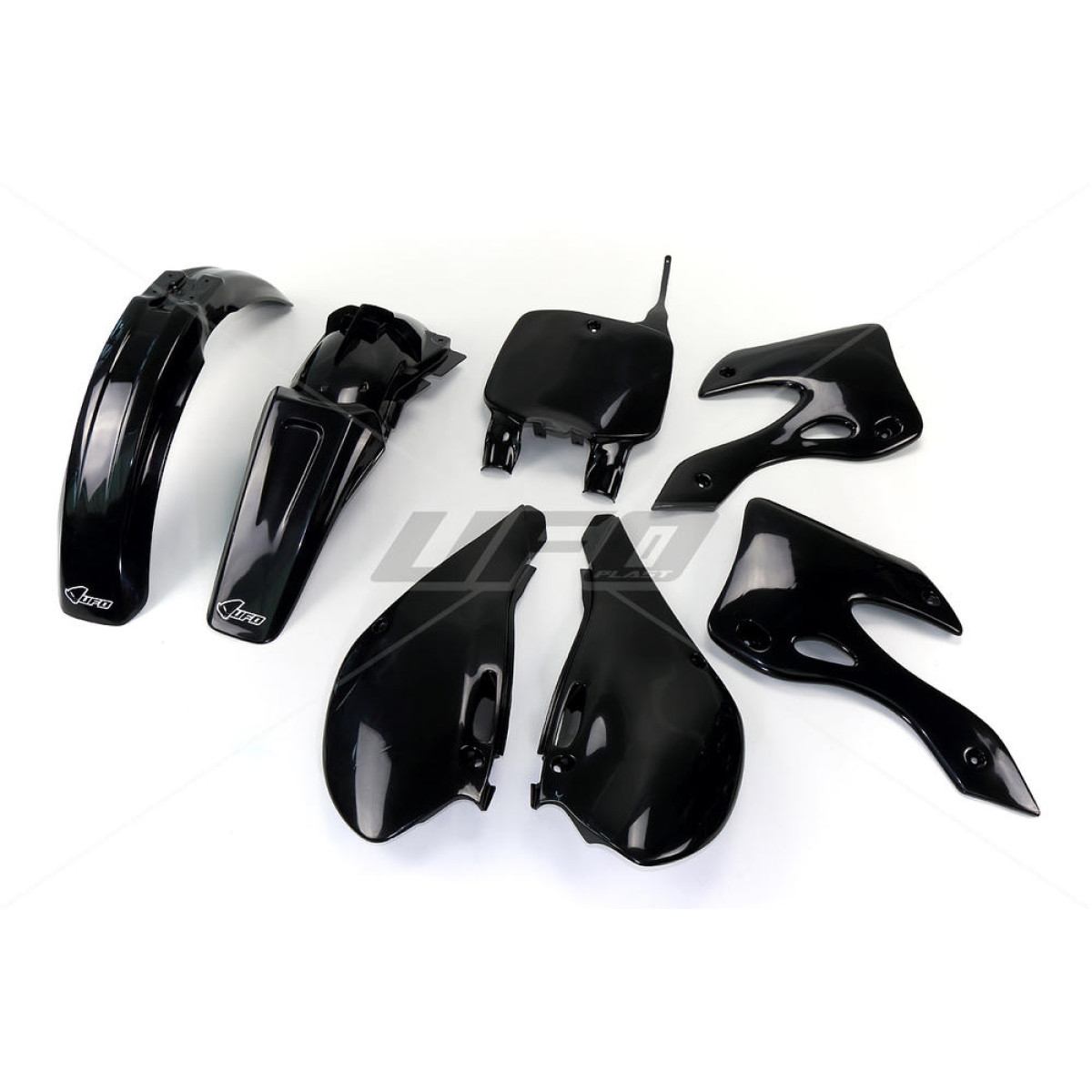 Kit plastique UFO Kawasaki 250 KX 00-02 noir